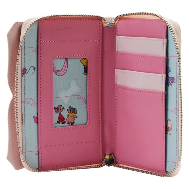 LOUNGEFLY Exclusive - Cinderella Mice Dressmakers Zip Around Wallet 7 LOUNGEFLY Exclusive - Cinderella Mice Dressmakers Zip Around Wallet - Image 5