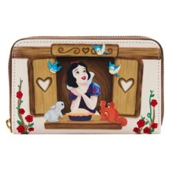 LOUNGEFLY Exclusive - Snow White Window Scene Zip Around Wallet