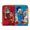 LOUNGEFLY Exclusive - Disney Afternoon Cartoons Color Block Zip Around Wallet