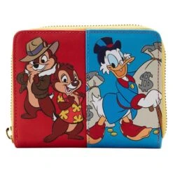LOUNGEFLY Exclusive - Disney Afternoon Cartoons Color Block Zip Around Wallet