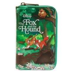 LOUNGEFLY The Fox And The Hound Book Zip Around Wallet