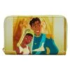 LOUNGEFLY The Princess And The Frog Princess Scene Zip Around Wallet
