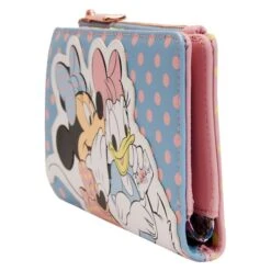 LOUNGEFLY Minnie And Daisy Pastel Polka Dot Flap Wallet -Loungefly WDWA2434 5