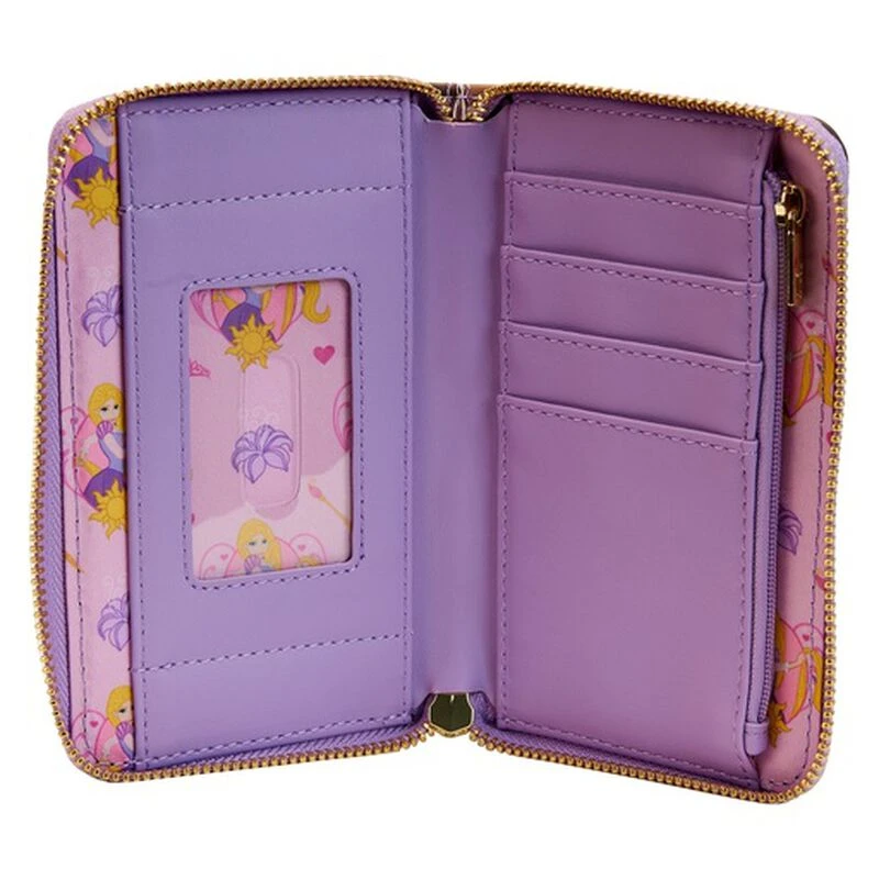LOUNGEFLY Rapunzel Princess Scene Zip Around Wallet 7 LOUNGEFLY Rapunzel Princess Scene Zip Around Wallet - Image 5