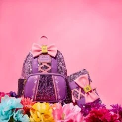 LOUNGEFLY Exclusive - Rapunzel Sequin Glow Flap Wallet 11 LOUNGEFLY Exclusive - Rapunzel Sequin Glow Flap Wallet -Loungefly WDWA2442 3