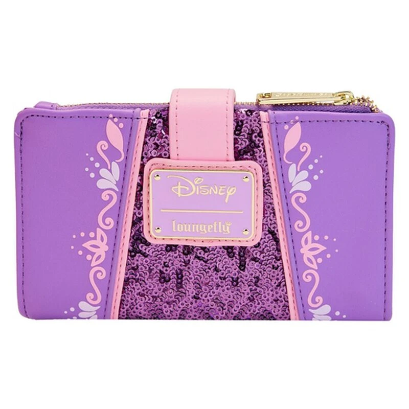 LOUNGEFLY Exclusive - Rapunzel Sequin Glow Flap Wallet 8 LOUNGEFLY Exclusive - Rapunzel Sequin Glow Flap Wallet - Image 6