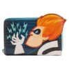 LOUNGEFLY The Incredibles Syndrome Glow Zip Around Wallet -Loungefly WDWA2445 1
