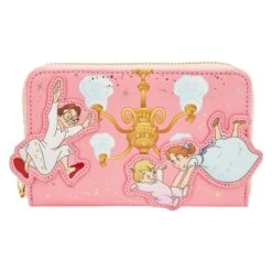 LOUNGEFLY Peter Pan 70th Anniversary You Can Fly Zip Around Wallet