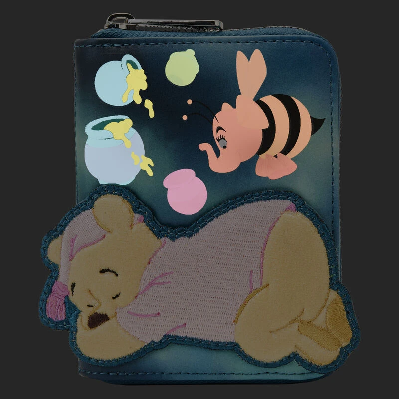 LOUNGEFLY Winnie The Pooh Heffa-Dream Glow Zip Around Wallet 4 LOUNGEFLY Winnie The Pooh Heffa-Dream Glow Zip Around Wallet - Image 2