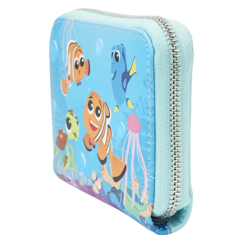 LOUNGEFLY Finding Nemo 20th Anniversary Zip Around Wallet 4 LOUNGEFLY Finding Nemo 20th Anniversary Zip Around Wallet - Image 2