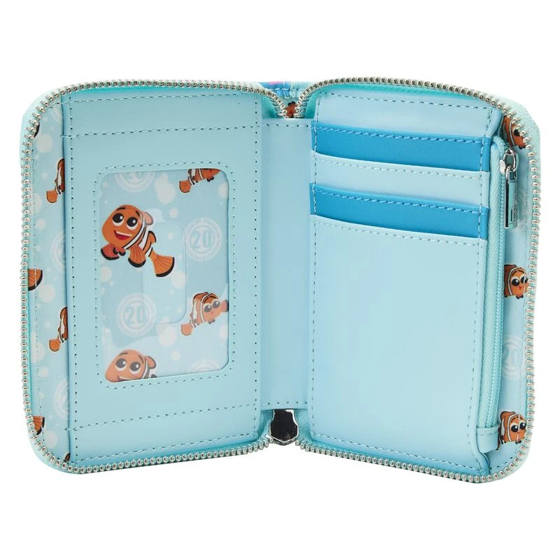 LOUNGEFLY Finding Nemo 20th Anniversary Zip Around Wallet 6 LOUNGEFLY Finding Nemo 20th Anniversary Zip Around Wallet - Image 4
