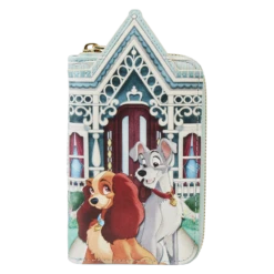 LOUNGEFLY Lady And The Tramp Portrait House Zip Around Wallet