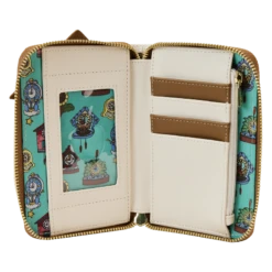 LOUNGEFLY WonderCon Exclusive - Pinocchio Cuckoo Clock Zip Around Wallet -Loungefly WDWA2511 LFDISNEYWCPINOCCHIOCUCKOOCLOCKZIPAROUNDWALLET0255INSIDE
