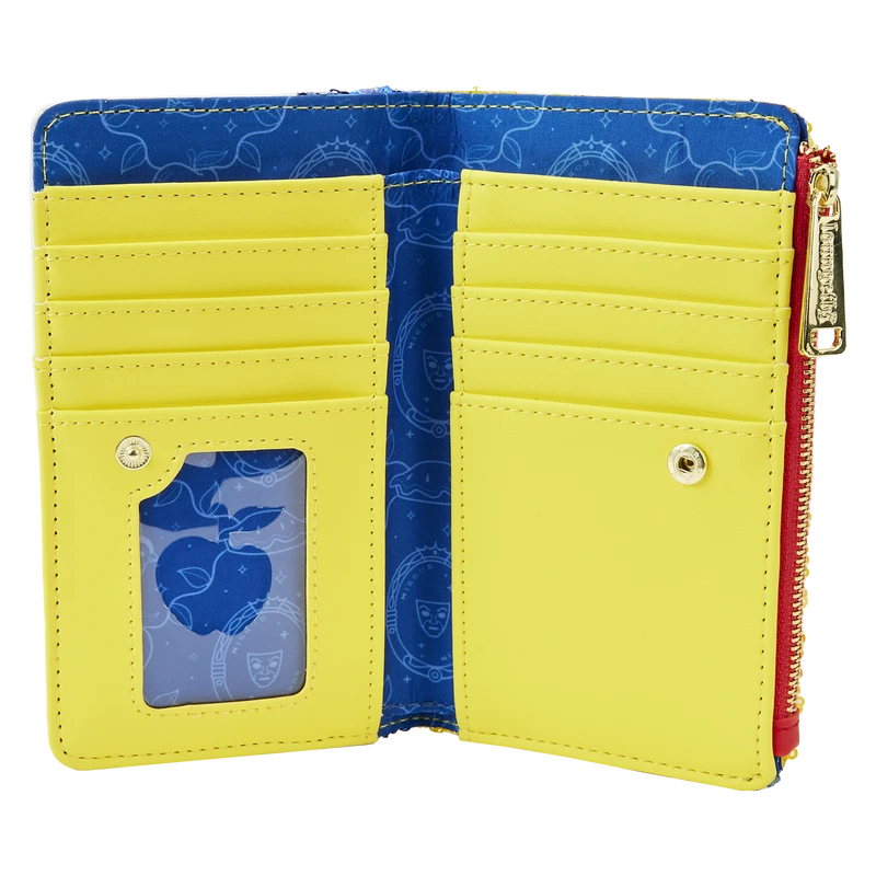 LOUNGEFLY Snow White Princess Sequin Series Flap Wallet 7 LOUNGEFLY Snow White Princess Sequin Series Flap Wallet - Image 5