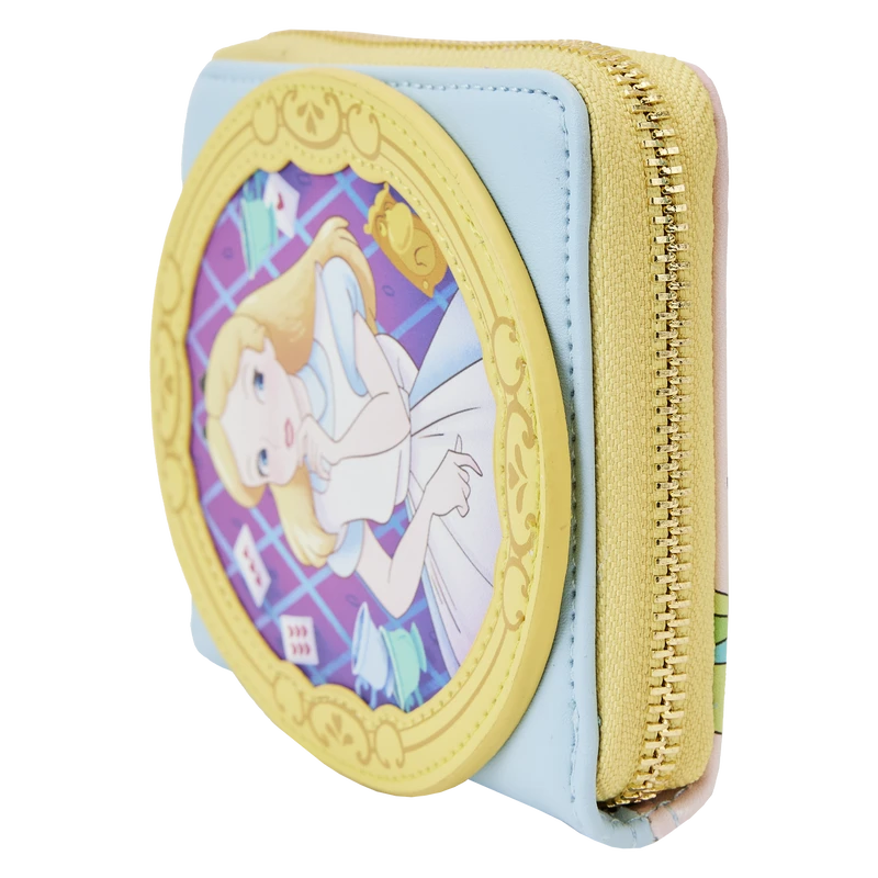 LOUNGEFLY Alice In Wonderland Cameo Zip Around Wallet 5 LOUNGEFLY Alice In Wonderland Cameo Zip Around Wallet - Image 3