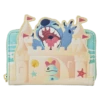 LOUNGEFLY Stitch Sandcastle Beach Surprise Zip-Around Wallet -Loungefly WDWA2563 LFDISNEYSTITCHSANDCASTLEBEACHSURPRISEZIPAROUNDWALLETFRONT