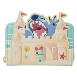 LOUNGEFLY Stitch Sandcastle Beach Surprise Zip-Around Wallet