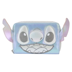 LOUNGEFLY Disney100 Platinum Stitch Cosplay Zip Around Wallet