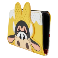 LOUNGEFLY Clarabelle Cow Cosplay Bifold Wallet -Loungefly WDWA2568 LFDISNEYCLARABELLECOWCOSPLAYBIFOLDWALLET0939SIDE