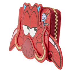 LOUNGEFLY Mulan 25th Anniversary Mushu Glitter Cosplay Zip-Around Wallet -Loungefly WDWA2581 LFDISNEYMULAN25THANNIVERSARYMUSHUGLITTERCOSPLAYZIPAROUNDWALLET0851SIDE
