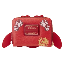 LOUNGEFLY Mulan 25th Anniversary Mushu Glitter Cosplay Zip-Around Wallet -Loungefly WDWA2581 LFDISNEYMULAN25THANNIVERSARYMUSHUGLITTERCOSPLAYZIPAROUNDWALLET0852BACK