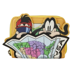 LOUNGEFLY A Goofy Movie Road Trip Zip Around Wallet
